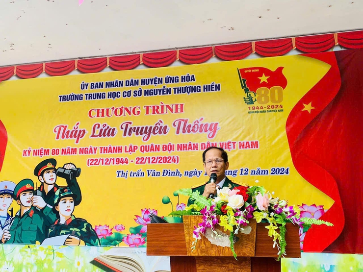 Ứng Hoà, thiết thực nhiều hoạt động chào mừng kỷ niệm 80 năm Ngày thành lập Quân đội nhân dân Việt Nam (22/12/1944 - 22/12/2024)- Ảnh 5. Ứng Hoà, thiết thực nhiều hoạt động chào mừng kỷ niệm 80 năm Ngày thành lập Quân đội nhân dân Việt Nam (22/12/1944 - 22/12/2024)- Ảnh 5.